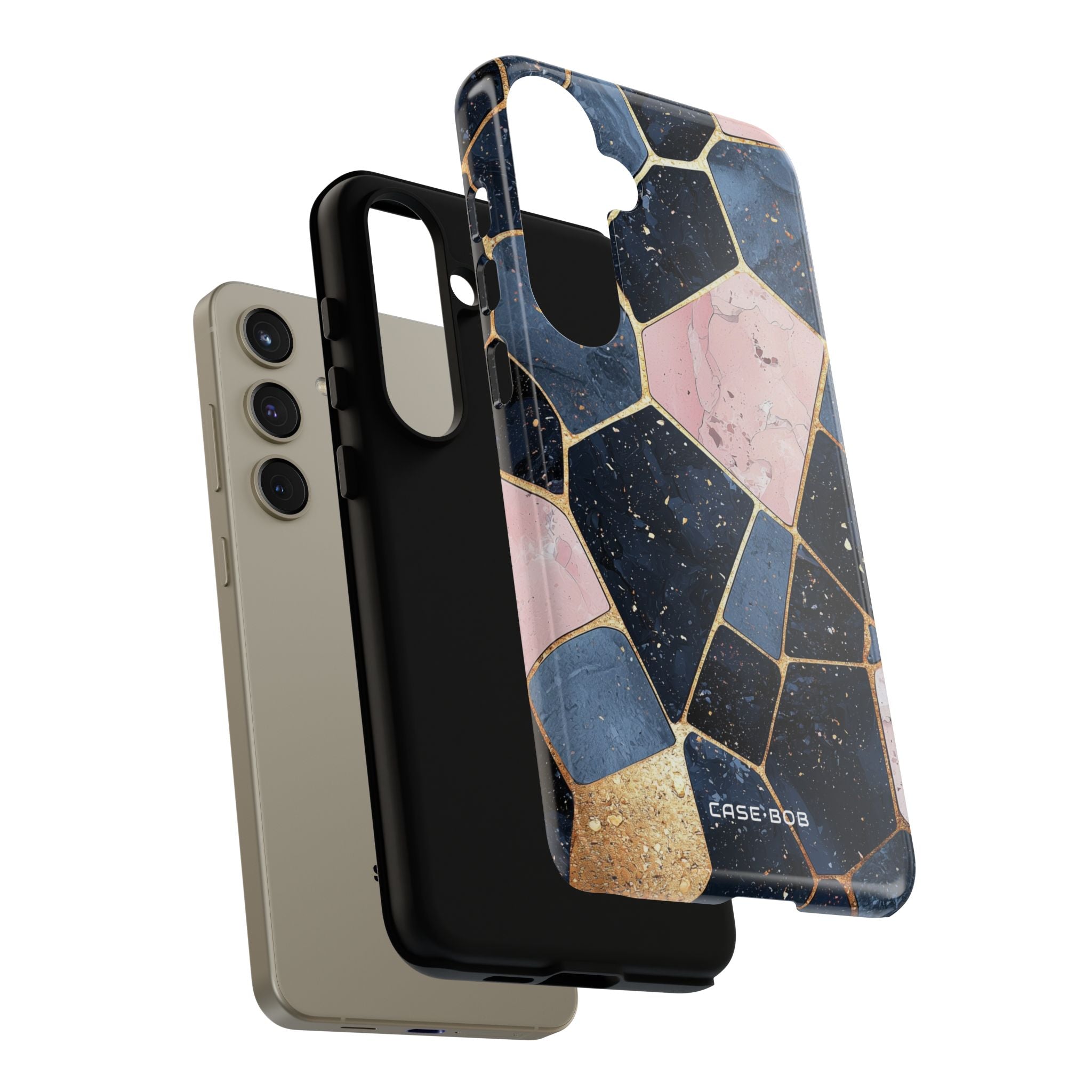 Golden Mosaic Samsung S24 Plus Case - Tough