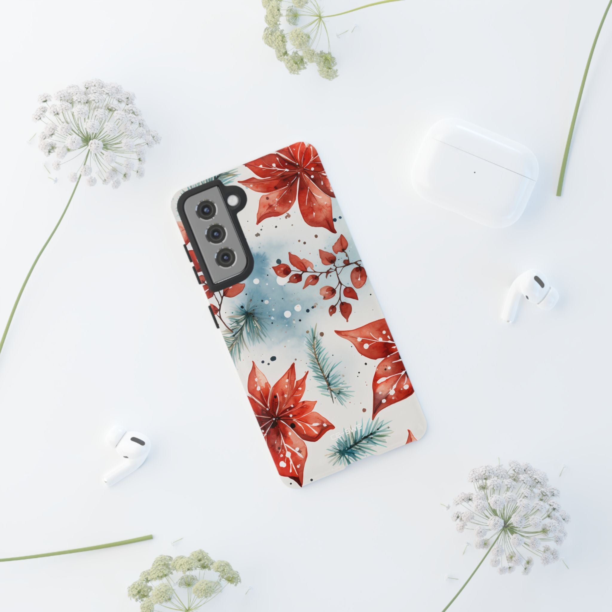 Poinsettias Bloom Bright - Samsung Case