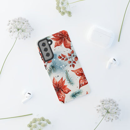 Poinsettias Bloom Bright - Samsung Case