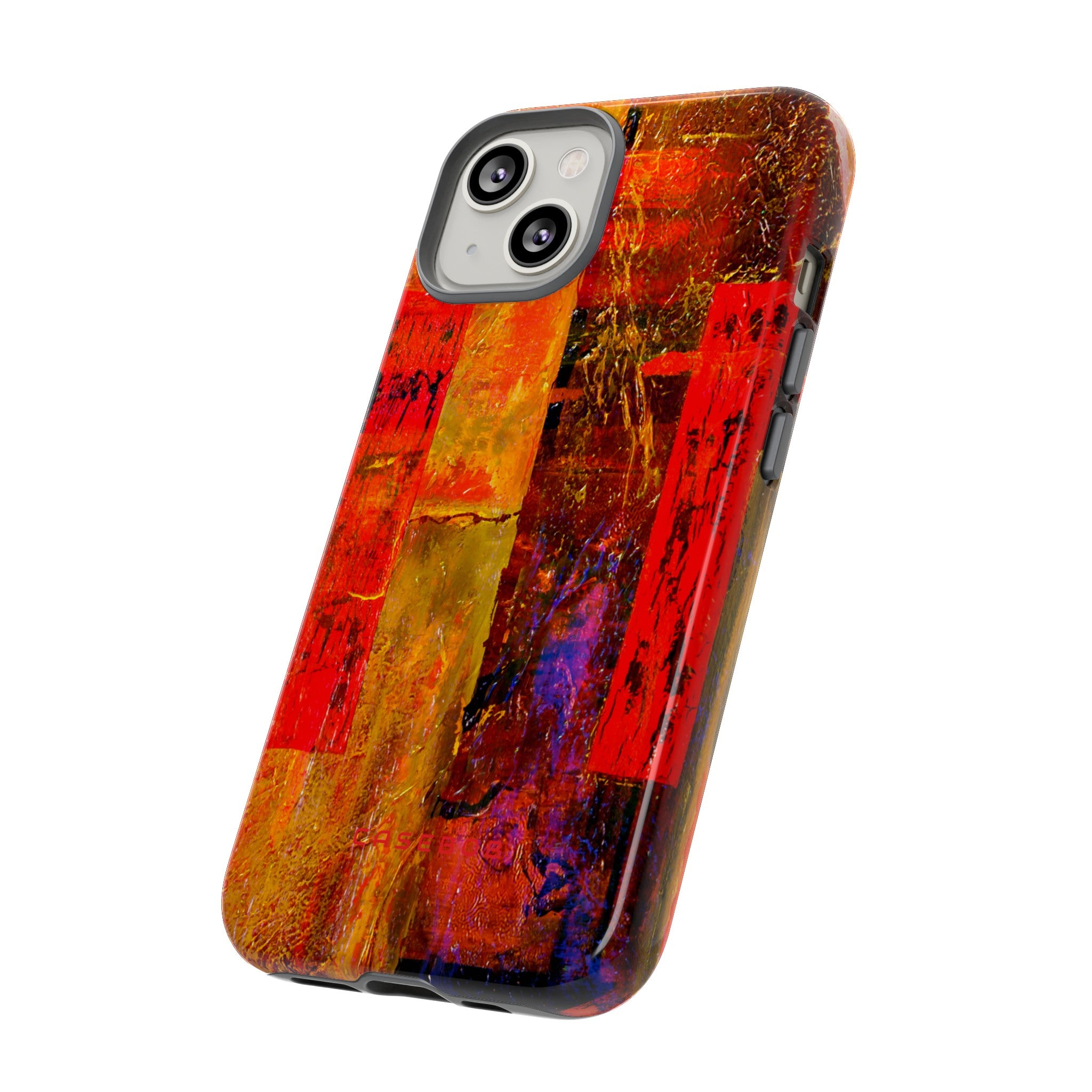 Red Oil Painting - Protective Phone Case