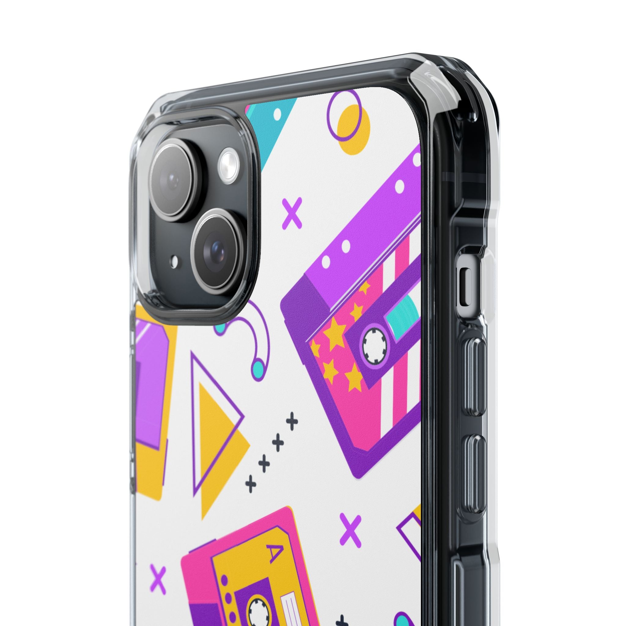 Retro Cassette Chaos iPhone Case - Impact