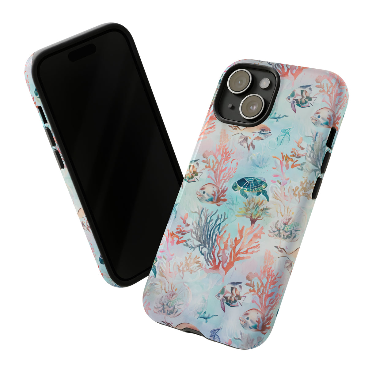 Pastel Underwater Serenade - Protective Phone Case