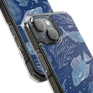 Abyssal Elegance – Handyhülle für iPhone (Clear Impact – Magnetisch)