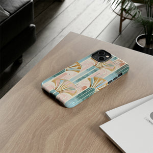 Art Deco Pastel Geometry - Protective Phone Case