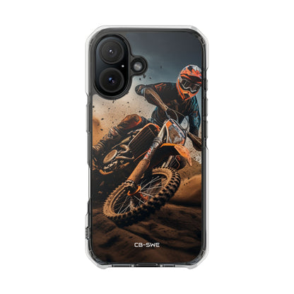 Rider Amidst Desert Fury iPhone Case - Impact