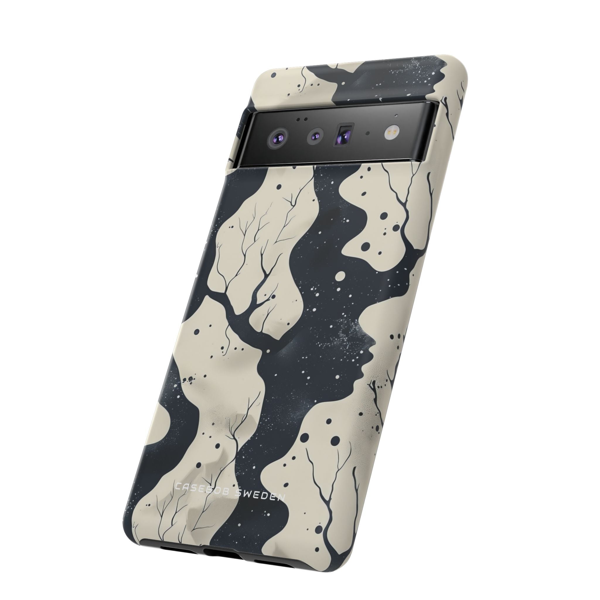 Organic Fluid Silhouettes with Cosmic Depth Google Pixel 6 - Tough Phone Case