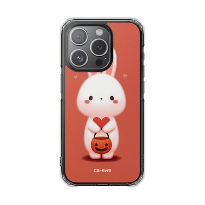 Bunny Holds Heart iPhone Case - Impact