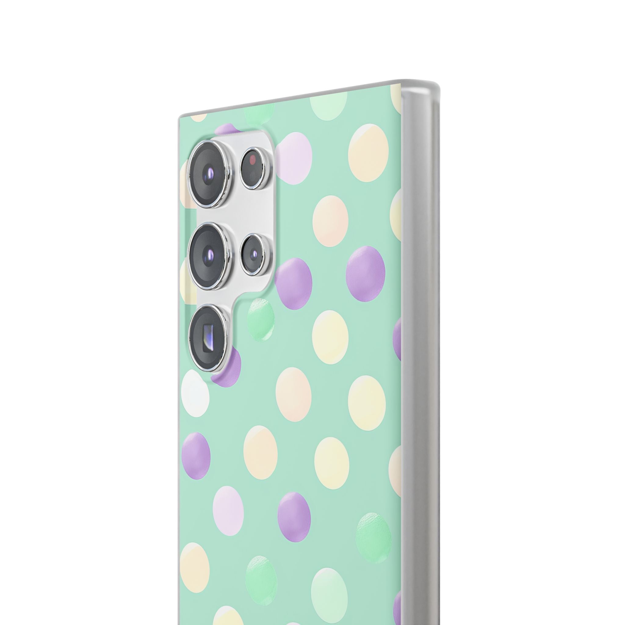 Pastel Polka Dots - Flexi Samsung S23 Phone Case