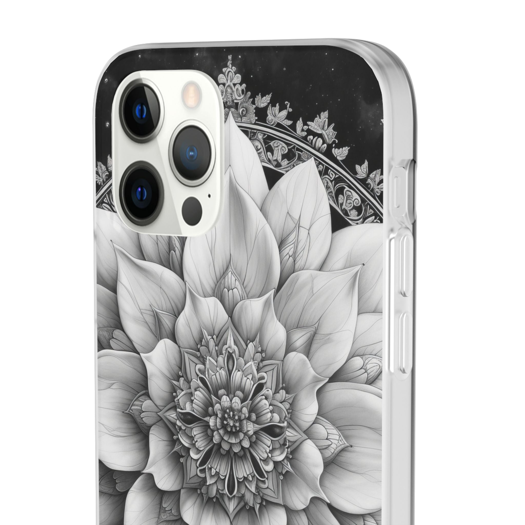 Celestial Mandala Harmony | Flexible Phone Case for iPhone