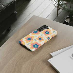 Yellow Happy Flower - Protective Phone Case