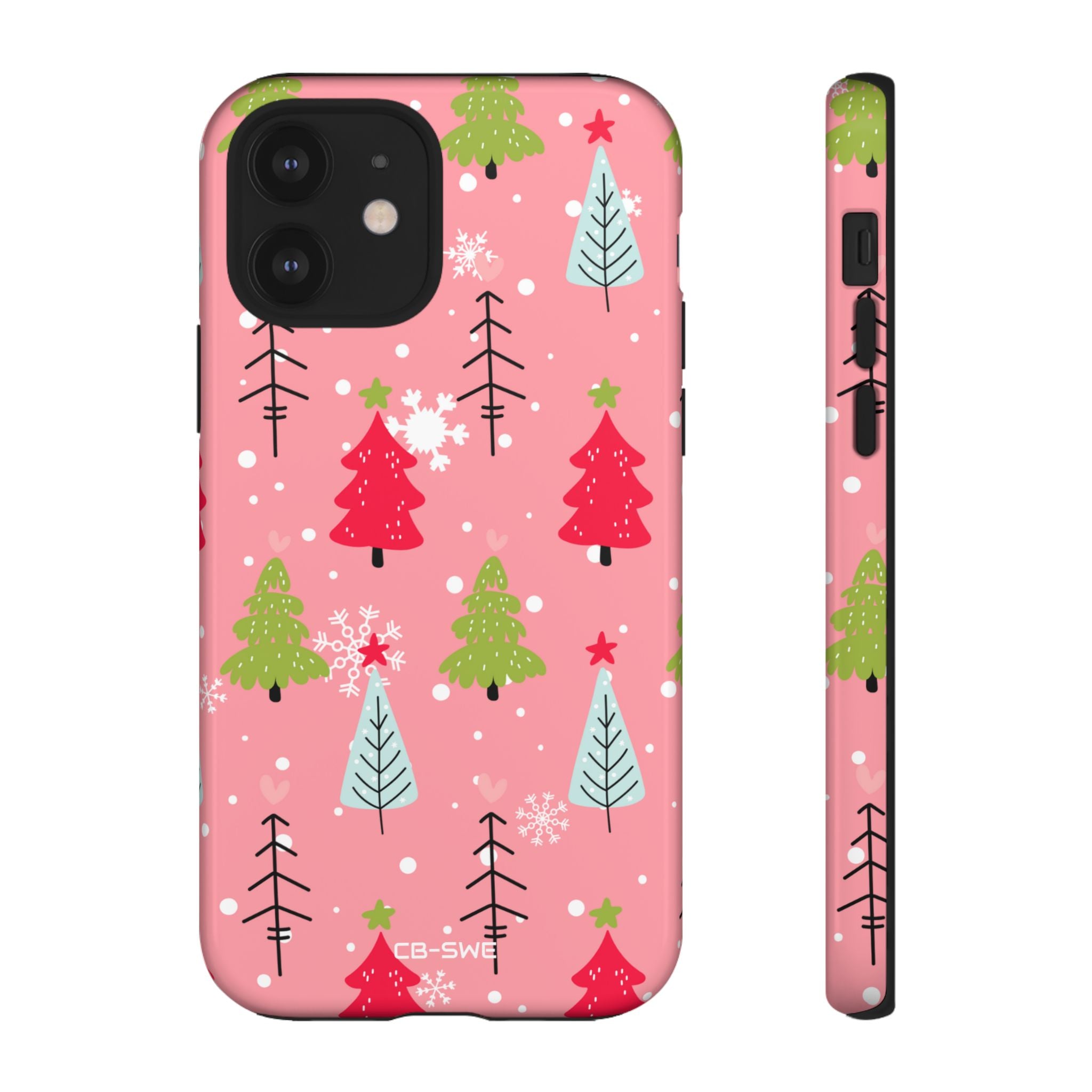 Festive Trees Dance - iPhone Case