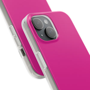 Hollywood Cerise | Handyhülle für iPhone (Flexible Hülle) 