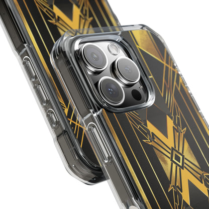 Golden Deco Symphony iPhone 16 - Impact Clear+