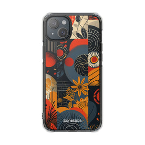 Retro Vibrance - Phone Case for iPhone (Clear Impact - Magnetic)