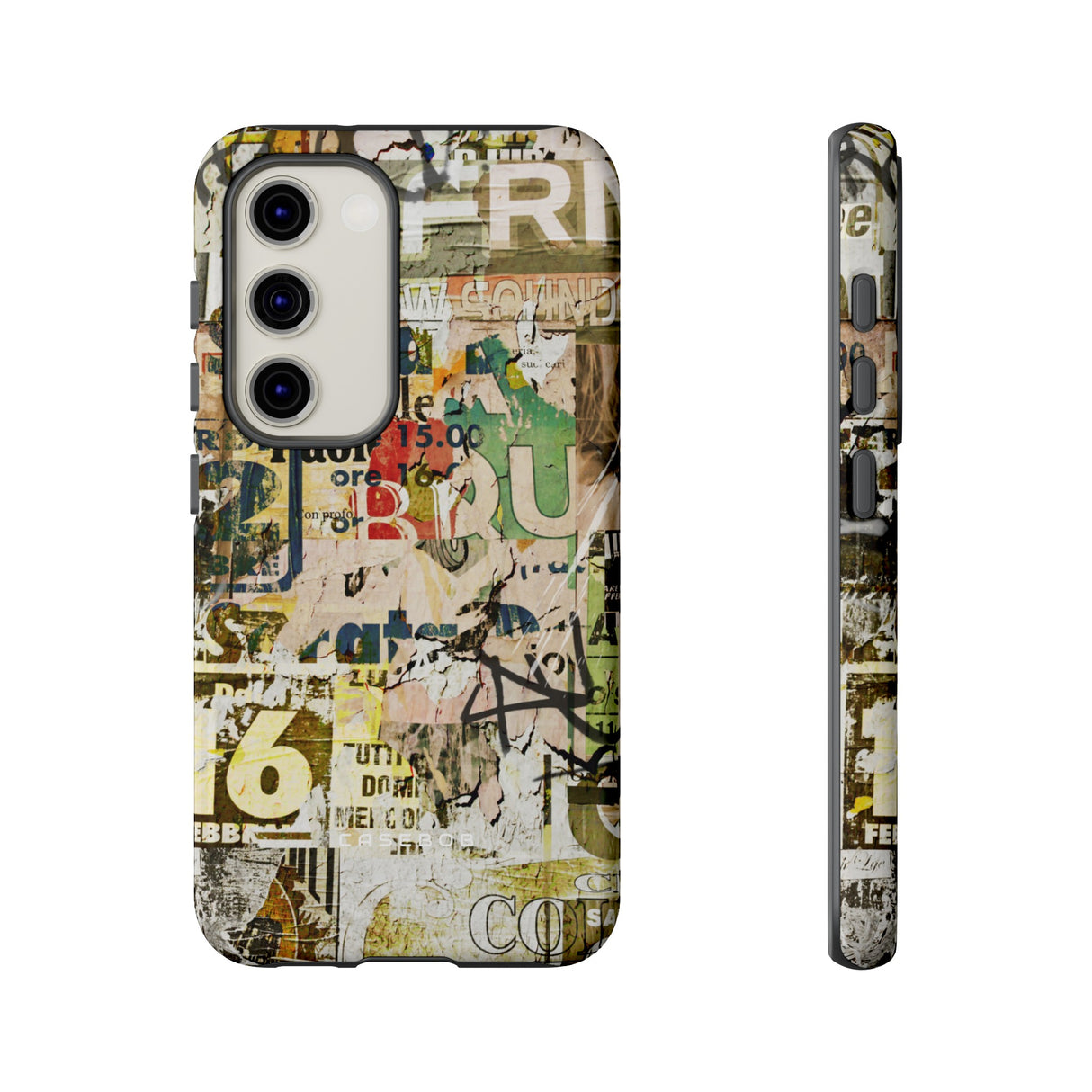 Grunge Vintage Poster - Protective Phone Case