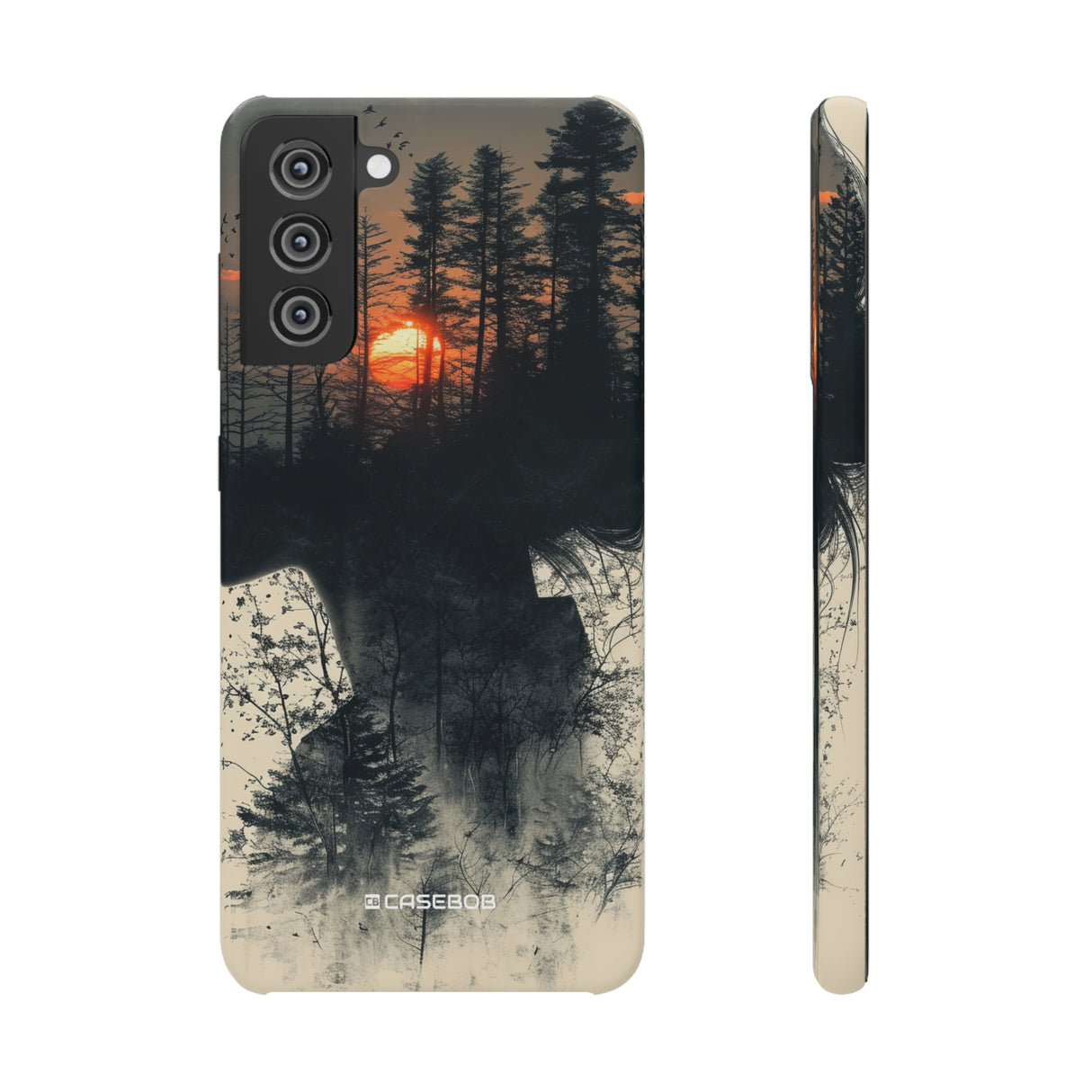 Tranquil Silhouette | Slim Phone Case for Samsung