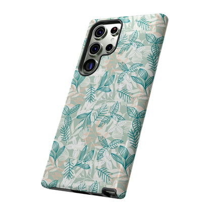 Light Green Leaf - Protective Phone Case