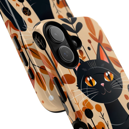 Black Cat Glow iPhone 17 Case - Tough+