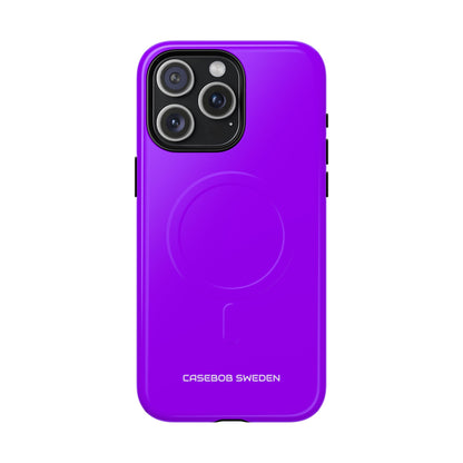 Vivid Violet - Tough + MagSafe® iPhone 15 Phone Case