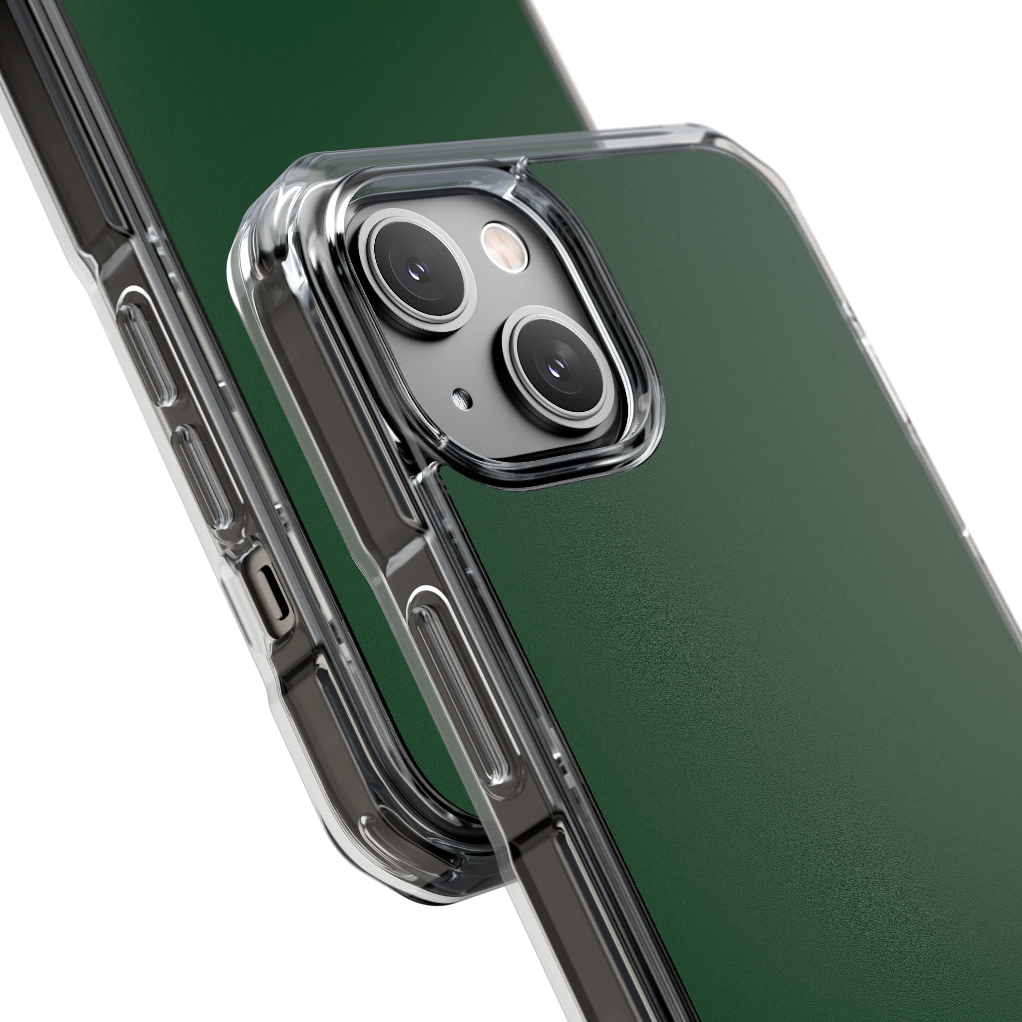 Forest Green - Clear Impact Case for iPhone