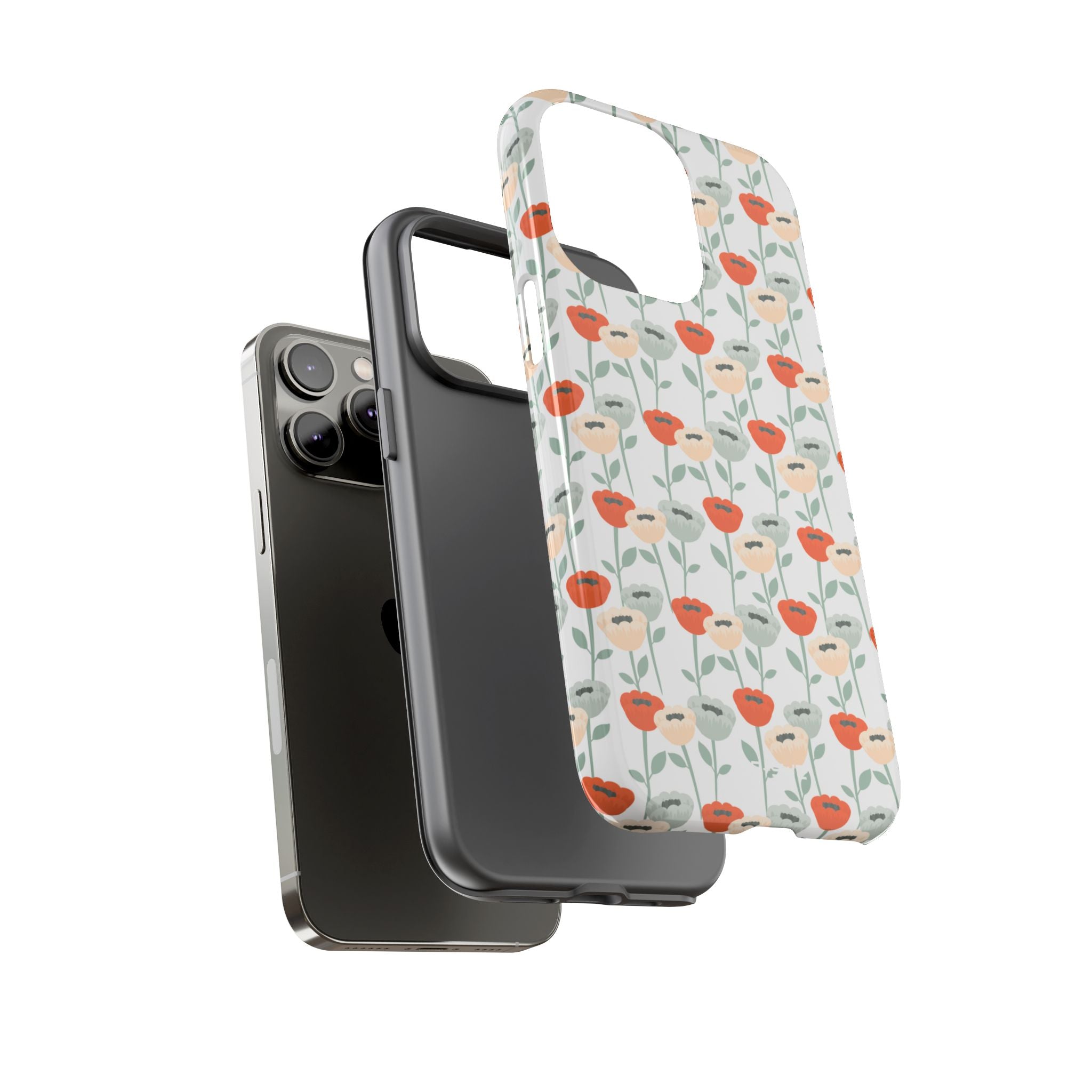 Minimalist Floral Elegance - iPhone Case