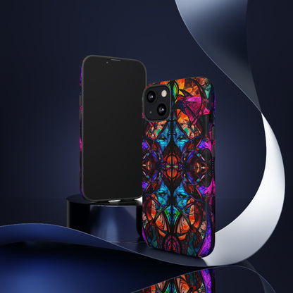 Gothic Stained Glass Splendor - Protective Phone Case