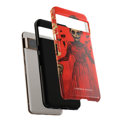 Haunting Scarlet Descent Google Pixel 8 - Tough Phone Case