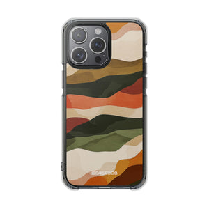 Earth Tone Pattern | Phone Case for iPhone (Clear Impact Case - Magnetic)