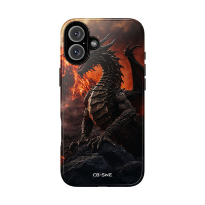 Fiery Dragon Soars - iPhone Case