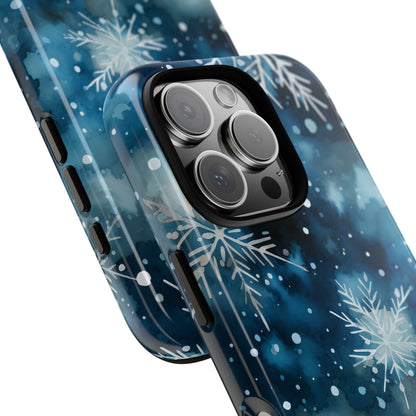 Winter Snowflakes Dance - iPhone Case
