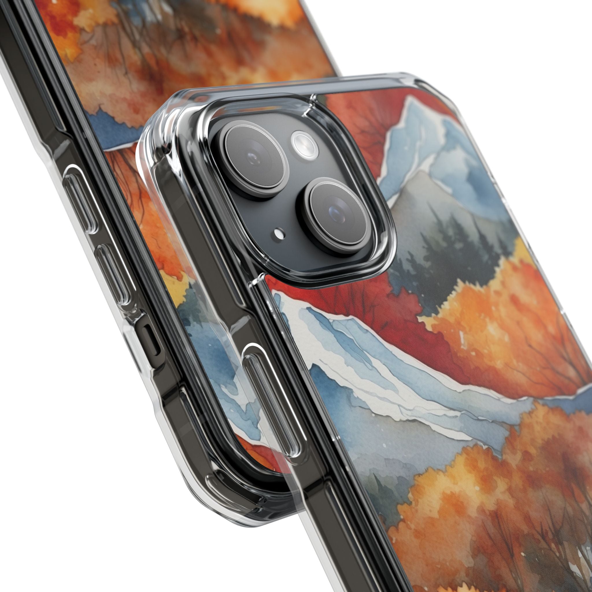 Snowy Peaks Autumn iPhone 15 Case - Impact