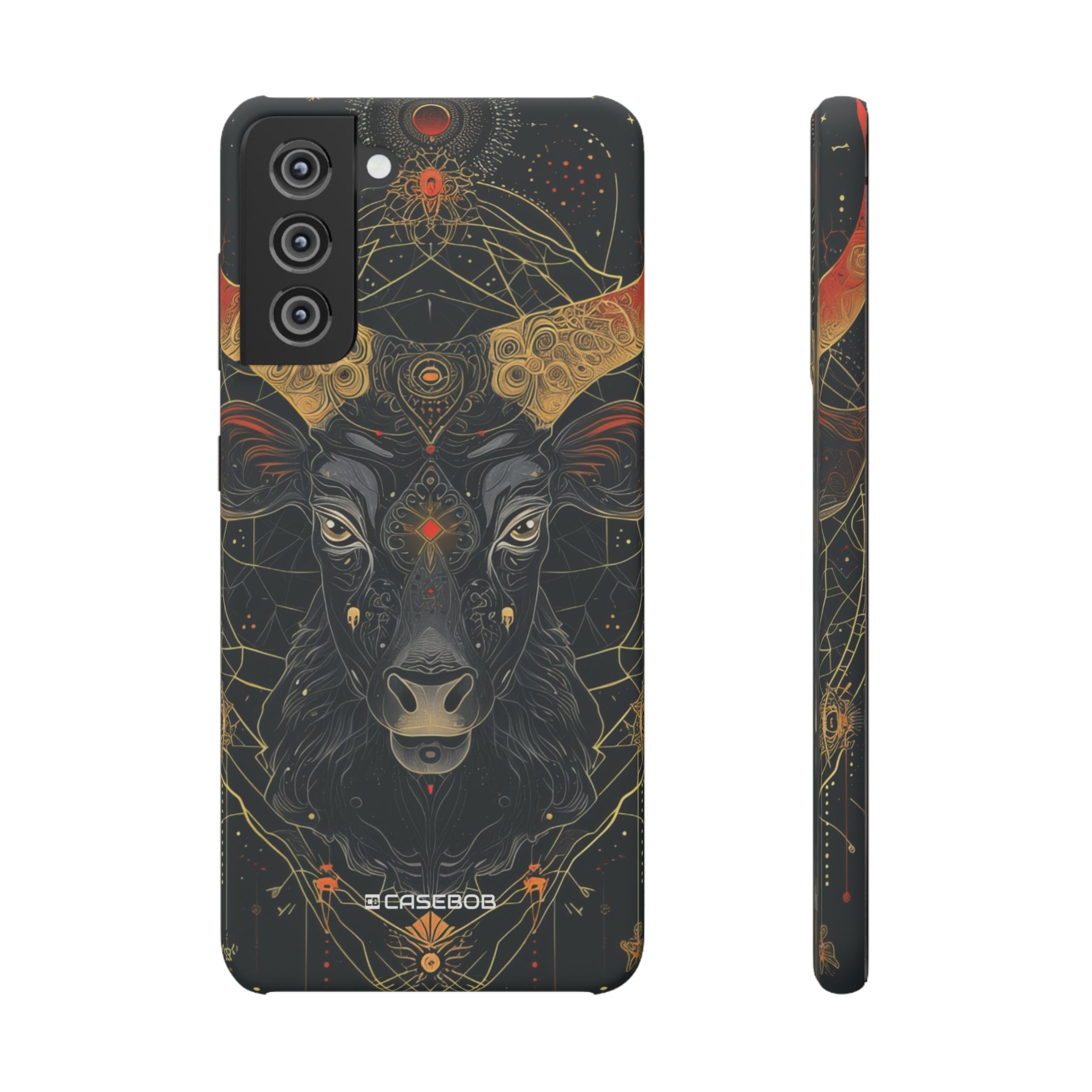 Celestial Taurus Mystique | Slim Phone Case for Samsung