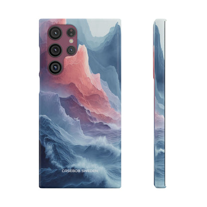 Mountain Wave Serenity - Slim Samsung S22 Phone Case