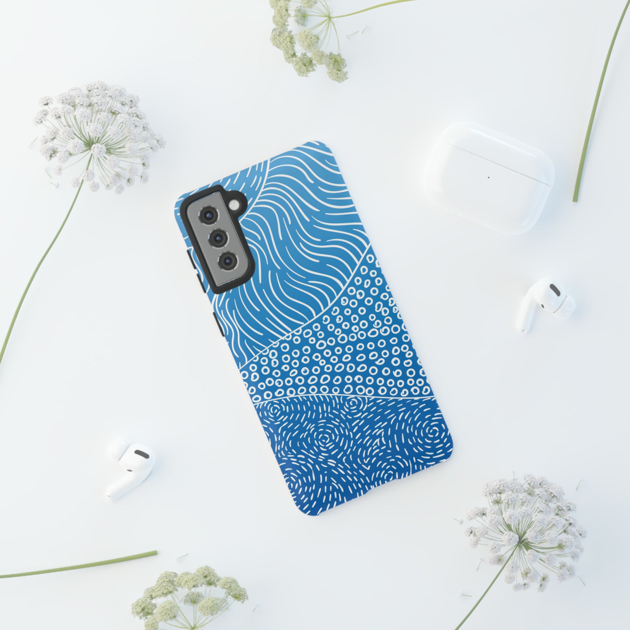 Line Art Hills Android Case - Protective Phone Case