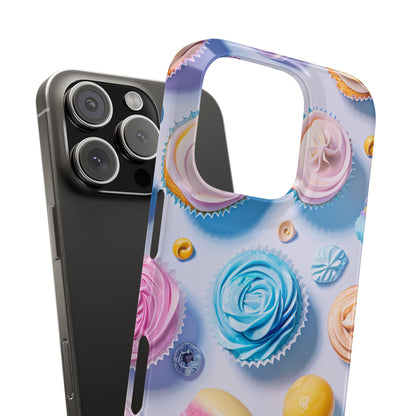 Pastel Whimsy Desserts - Slim iPhone 16 Phone Case