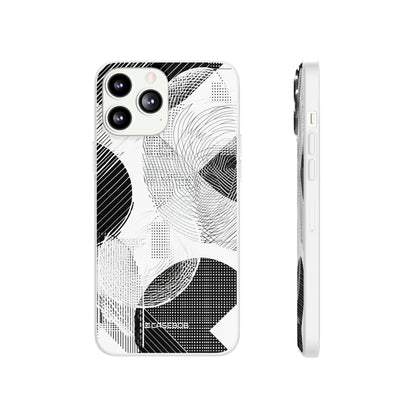 Monochrome Dynamics | Flexible Phone Case for iPhone