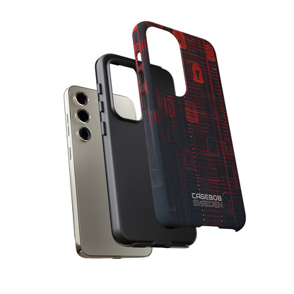 Cyber Locks Grid Samsung S23 - Tough