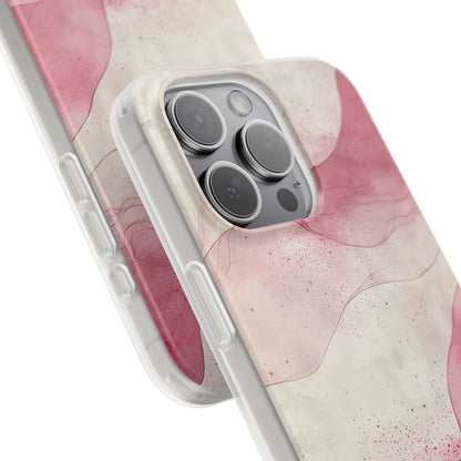 Crimson Waves iPhone 15 Pro Max Case - Soft