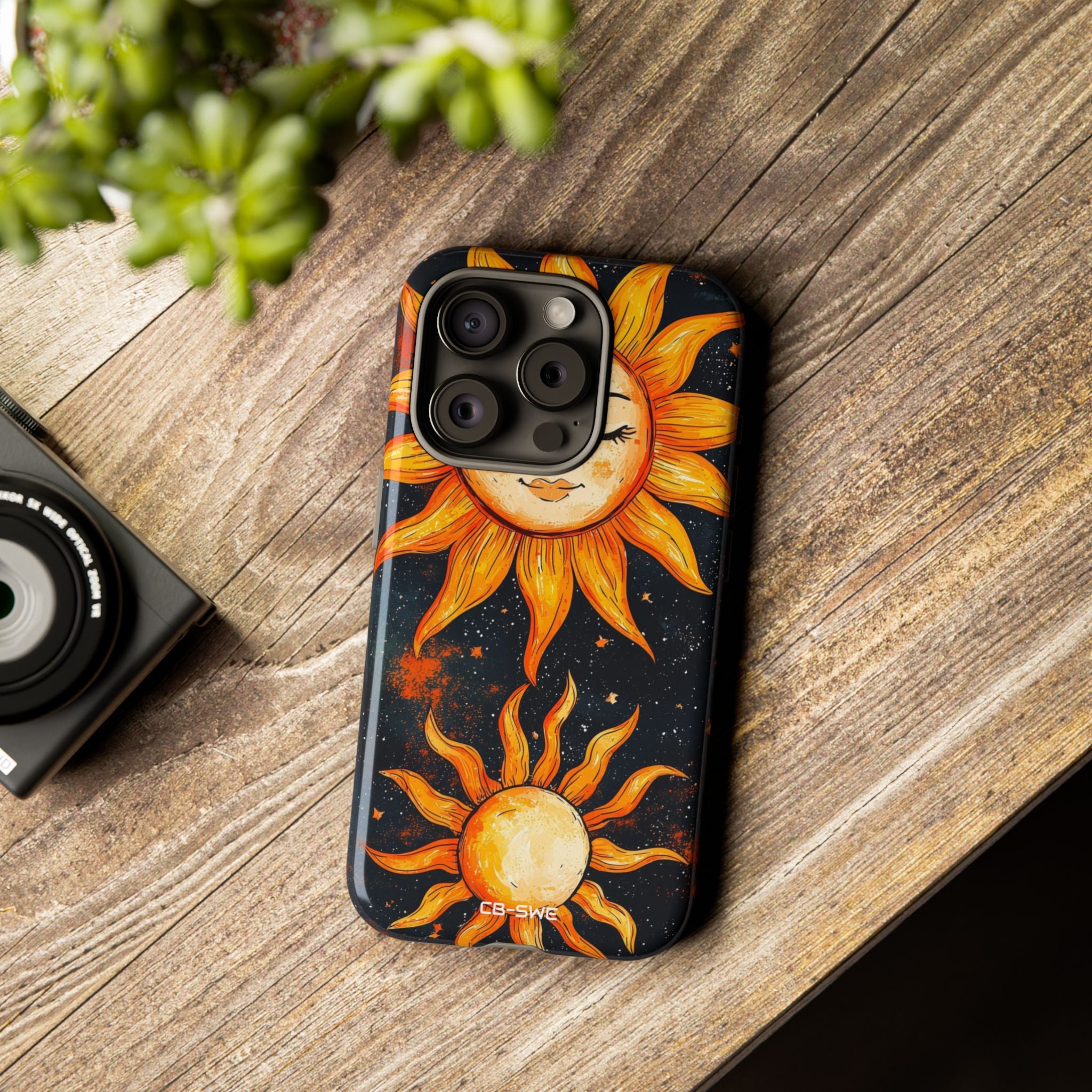 Celestial Suns Dance - iPhone Case