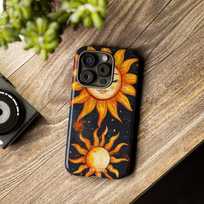 Celestial Suns Dance - iPhone Case
