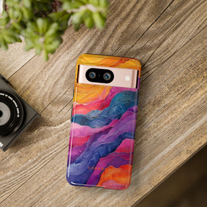 Pastel Wave Serenity - Protective Phone Case