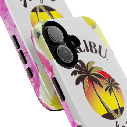 Tropical Sunset Splash - iPhone Case