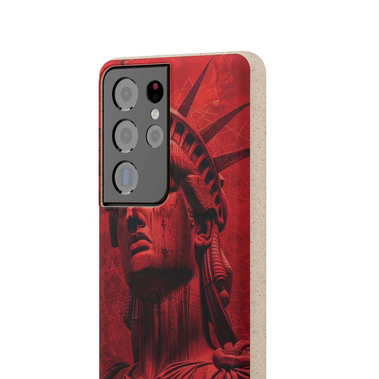 Red Liberty Revolution | Biodegradable Phone Case