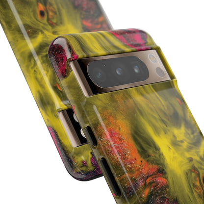 Yellow Ink Art - Protective Phone Case