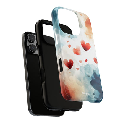 Floating Hearts Dance - iPhone Case