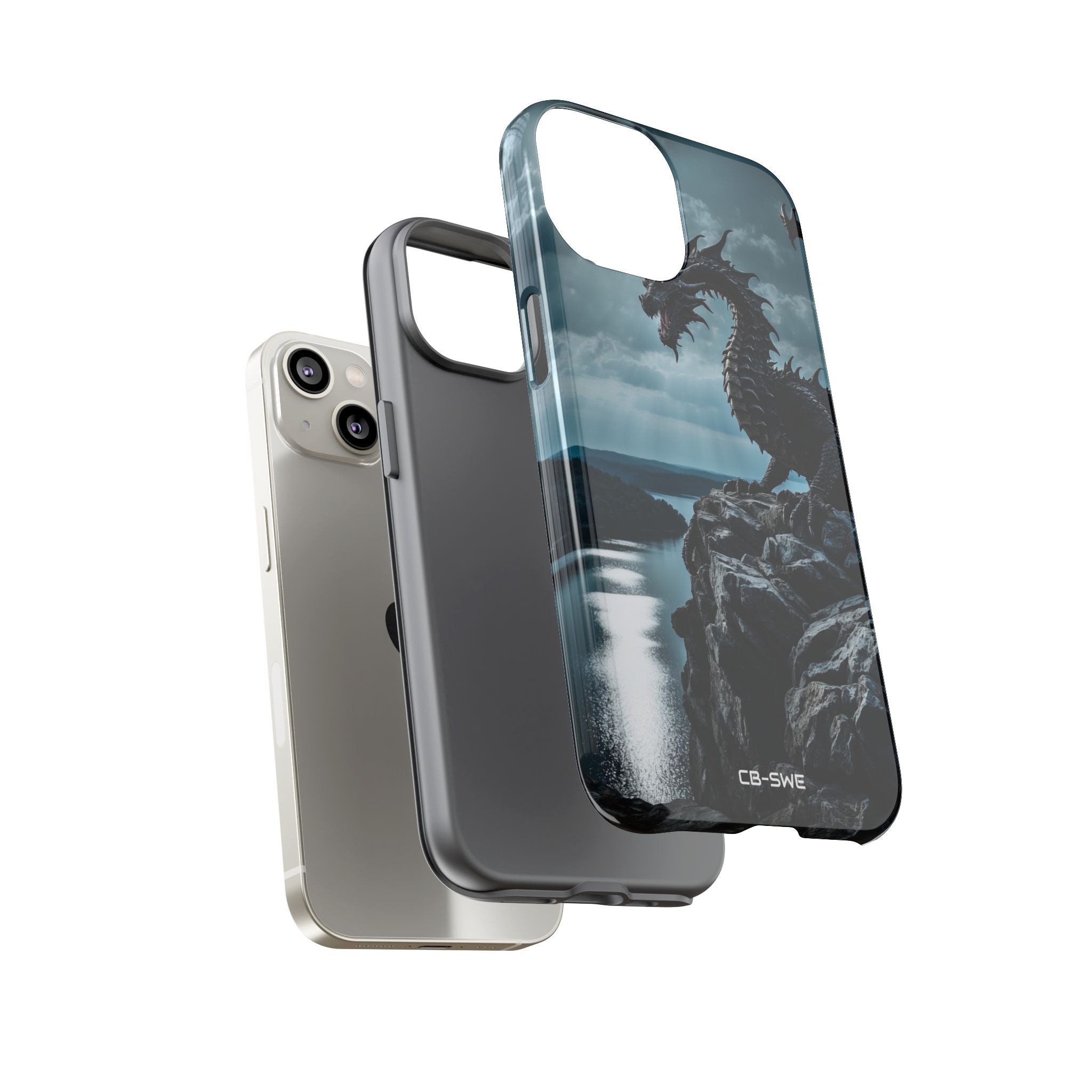 Dragon Soars Moonlight - iPhone Case