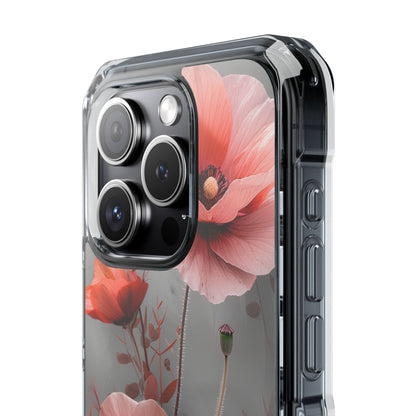 Ethereal Floral Elegance iPhone 15 - Clear Impact Phone Case