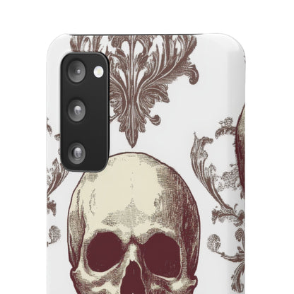 Gothic Skulls and Ornate Foliage Samsung S20 - Slim Phone Case