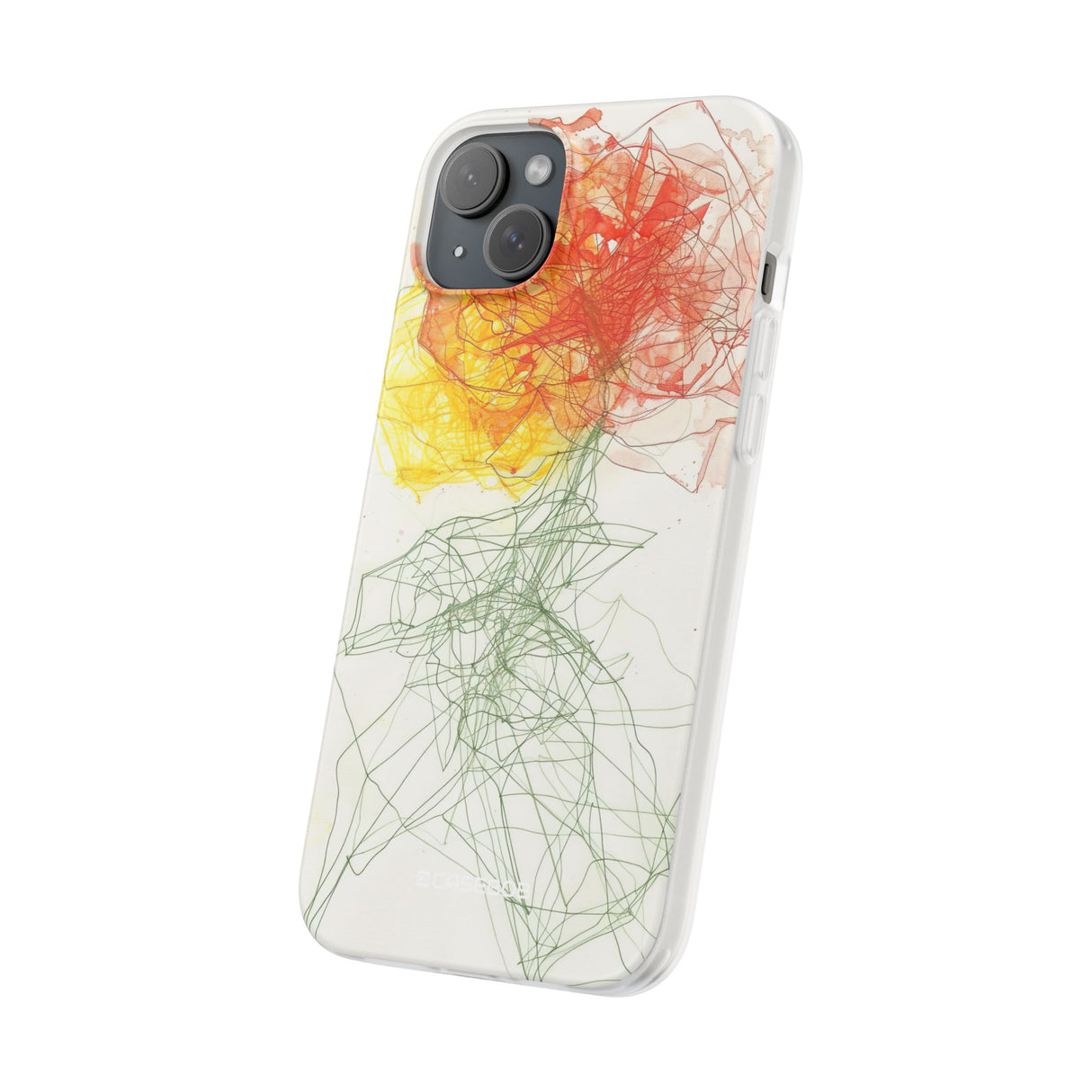 Fiery Blossom | Flexible Phone Case for iPhone