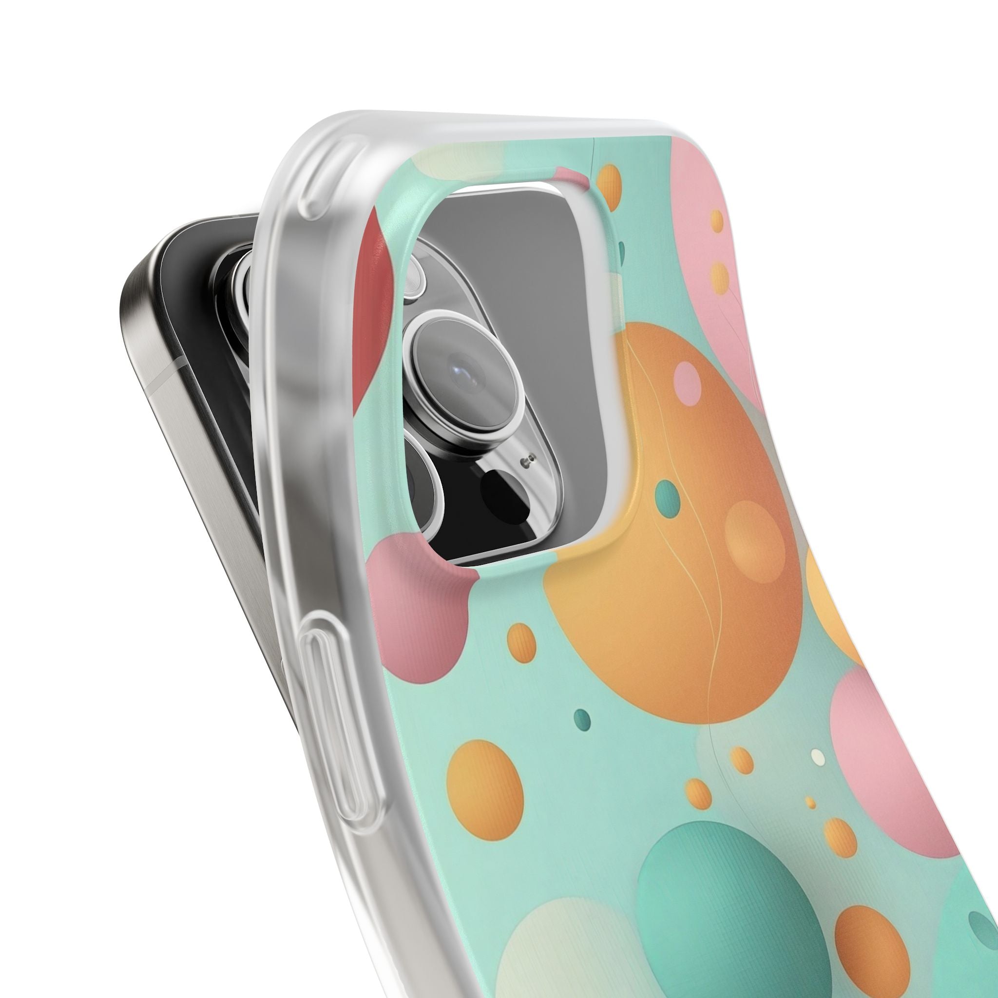 Pastel Circles iPhone 16 Pro Case - Soft